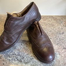 Gepflegter dunkelbrauner Lederschuh von Jan Baran