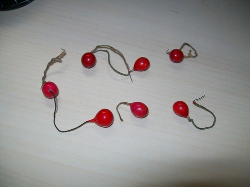 Roten kugeln christbaumschmuck - roten,