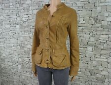 BAGATELLE BUTTERWEICHE ECHT LEDER JACKE JACKETT MILITARY STYLE METALLKNÖPFE 38
