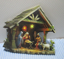 Bild  Krippen Bild  Miniatur  Hängedekor   Krippe