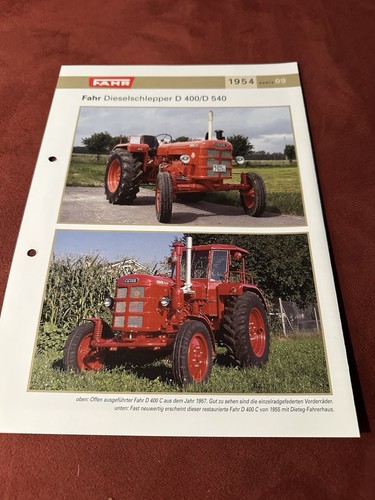 Fahr dieselschlepper 400 - ,