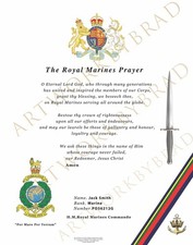 Royal marines gebet 11x14 - gebet, 11x14"