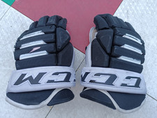 Eishockey Handschuhe CCM Tacks 4R Pro2 Senior 14 Zoll, schwarz/weiß, gebraucht