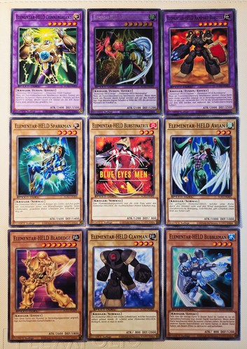 Yugioh elementarhelden set - yugioh!,