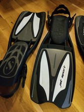 Scubapro Jet Sport Geräteflossen Gr. XL US 13-14 schwarz weiß