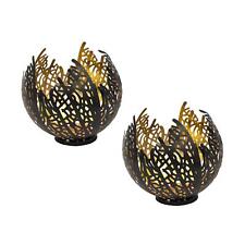 2 Stück Teelichthalter Metall