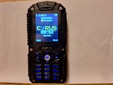 Handy Cyrus CM6 schwarz (Ohne Simlock) Smartphone Outdoor, Baustellenhandy duals
