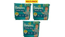 Pampers Baby Dry Windeln Größe 7 Monatsbox Mega Pack Big Pack 93 Stück 15+KG
