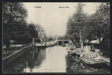 Leiden, Neieuwe Ryn, Ansichtskarte 