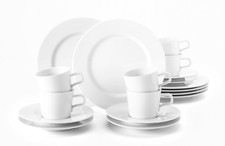 Seltmann Weiden No Limits 18 Tlg. Kaffeeservice weiß rund Geschirr