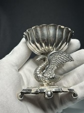 Antike Silber Saliere als Schwan Empire um 1800