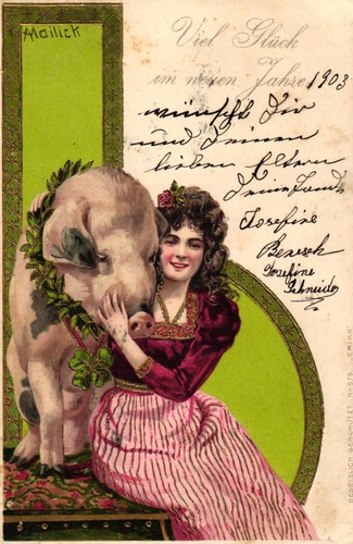 Neujahr frau mit - neujahr,,