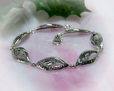 Armband Silber 925 Damen Länge 19,5 cm echt Sterlingsilber sg32