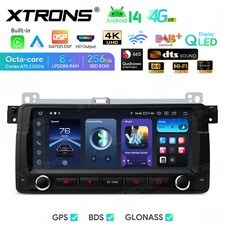 XTRONS 8,8" 1 DIN Android 14 Autoradio 8-Core 8GB+256G GPS WIFI NAVI für BMW E46