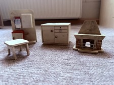 Puppenstube Möbel Antik Holz