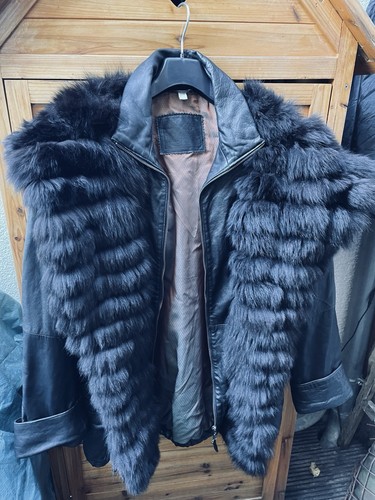 Lammnappa fuchspelz jacke - lammnappa,
