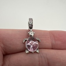 Rosa Murano Schildkröte Charm
