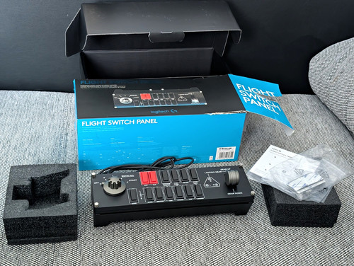 Logitech flight switch panel - g,