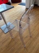 4 x Kartell Victoria Ghost Kunststoff Stühle, design by Phillip Starck