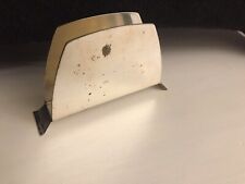 serviettenhalter antik Silber Farbend Allein Stehend Auf Dem Tisch Edel Rarität