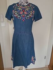 esprit jeanskleid Stickerei  Gr.s