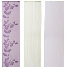 4er Pack Schiebevorhang Schiebegardine Flächenvorhang Gardine 245 x 60 cm