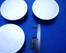 4 x Nabenkappen Nabendeckel Felgendeckel 55mm  49,5mm für Alufelgen silber 5502