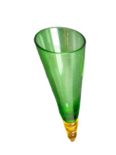 Serviettenhalter /Serviettenflöte Villeroy & Boch Gallo Kristallglas grün/gelb