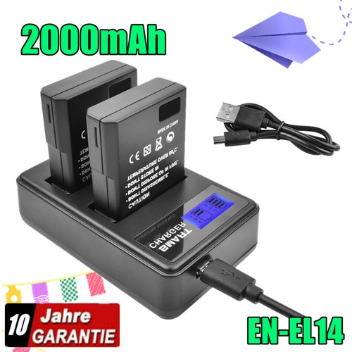 El14 el14a akku lcd - en-el14, +
