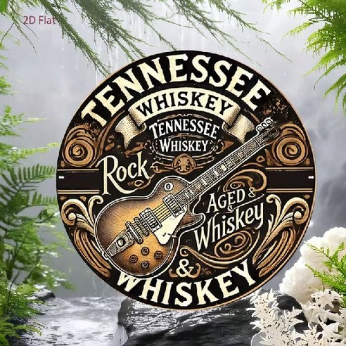 Blechschild rund tennessee - blechschild,