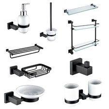 Mattschwarz Quadratisch Modern