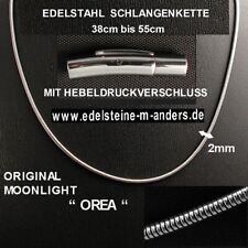 Anhängerkette Schlangen Kette Collierkette Edelstahlkette Halskette Edelstahl