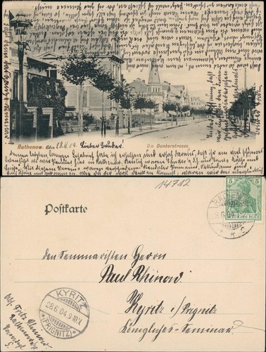 Ansichtskarte rathenow - ansichtskarte,