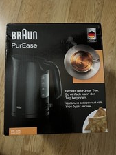 Braun WK 3000BK PurEase Wasserkocher 1,0L schwarz nur ausprobiert wie neu OVP 