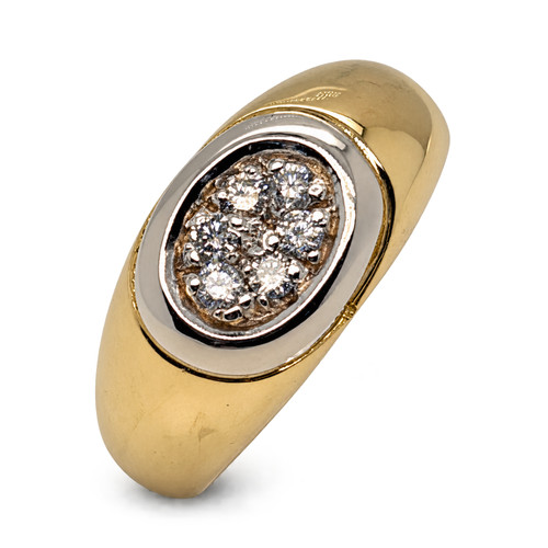 Herrenring 750 gelbgold - 750,