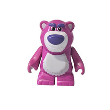 LEGO Lotso Figur aus Toy Story – Original Minifigur – Magenta Bär (lotso1) NEU