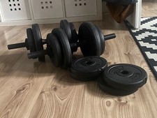 ArtSport 2er Hantelset 20 kg. 2 Kurzhanteln, Gewichten und Sternverschlüsse