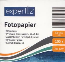 100 Blatt 10 x 15cm 260g/m² Fotopapier Photopapier Ultraglossy 9660 dpi Inkjetpa
