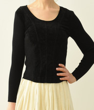 Corsagen Strick Samt Pullover