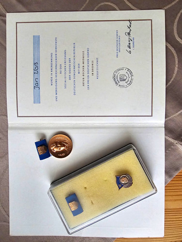 Ddr fdj auszeichnung set - ddr,
