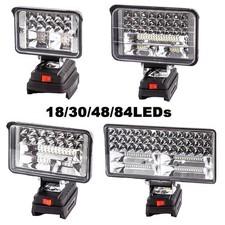 LED Arbeitsleuchte Strahler Flutlicht Taschenlampe Für Makita 18V Li-ion Akku