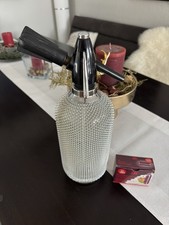 Vintage soda syphon metallnetz - soda,