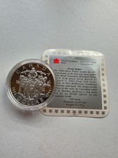 KANADA - 1 Dollar 1994 *** HUNDESCHLITTEN HUSKYS *** Silber