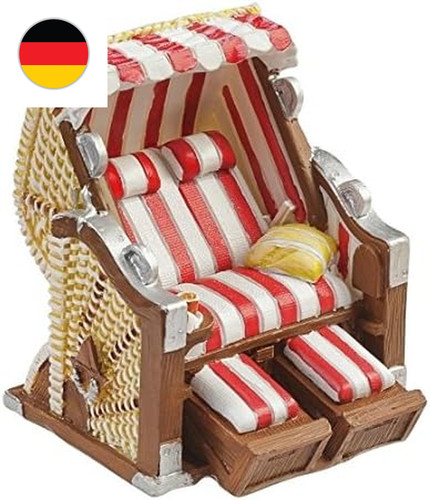 Strandkorb rot weiss - rot-weiss, cm