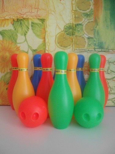 12tlg kinder bowling set - 2x, 12tlg.