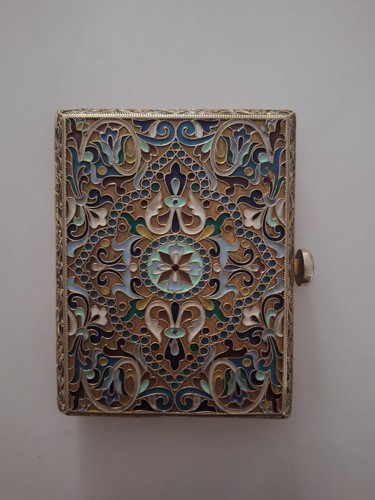 Silber 233g russland cloisonne - silber,