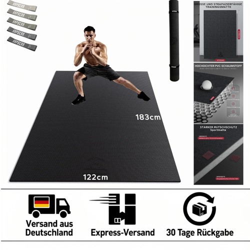 Yogamatte rutschfest 213x152cm - rutschfest,