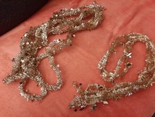 Weihnachtsdeko / Dekoration Weihnachten Girlande 2 Stück Mit Sternchen