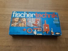 fischertechnik mot1 Motor Batteriestab super Zustand + Anleitung 30091 in rot