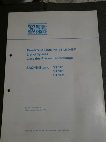 Sachs stamo 161 - sachs, 201